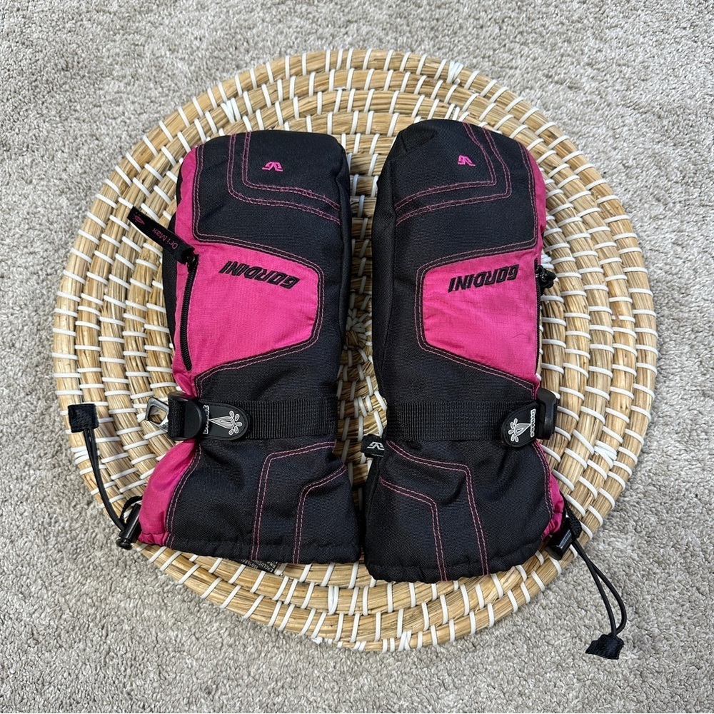 Gordini Women’s Juniors Standard Ultra DriMax Gauntlet Mitten Ski Black Pink M